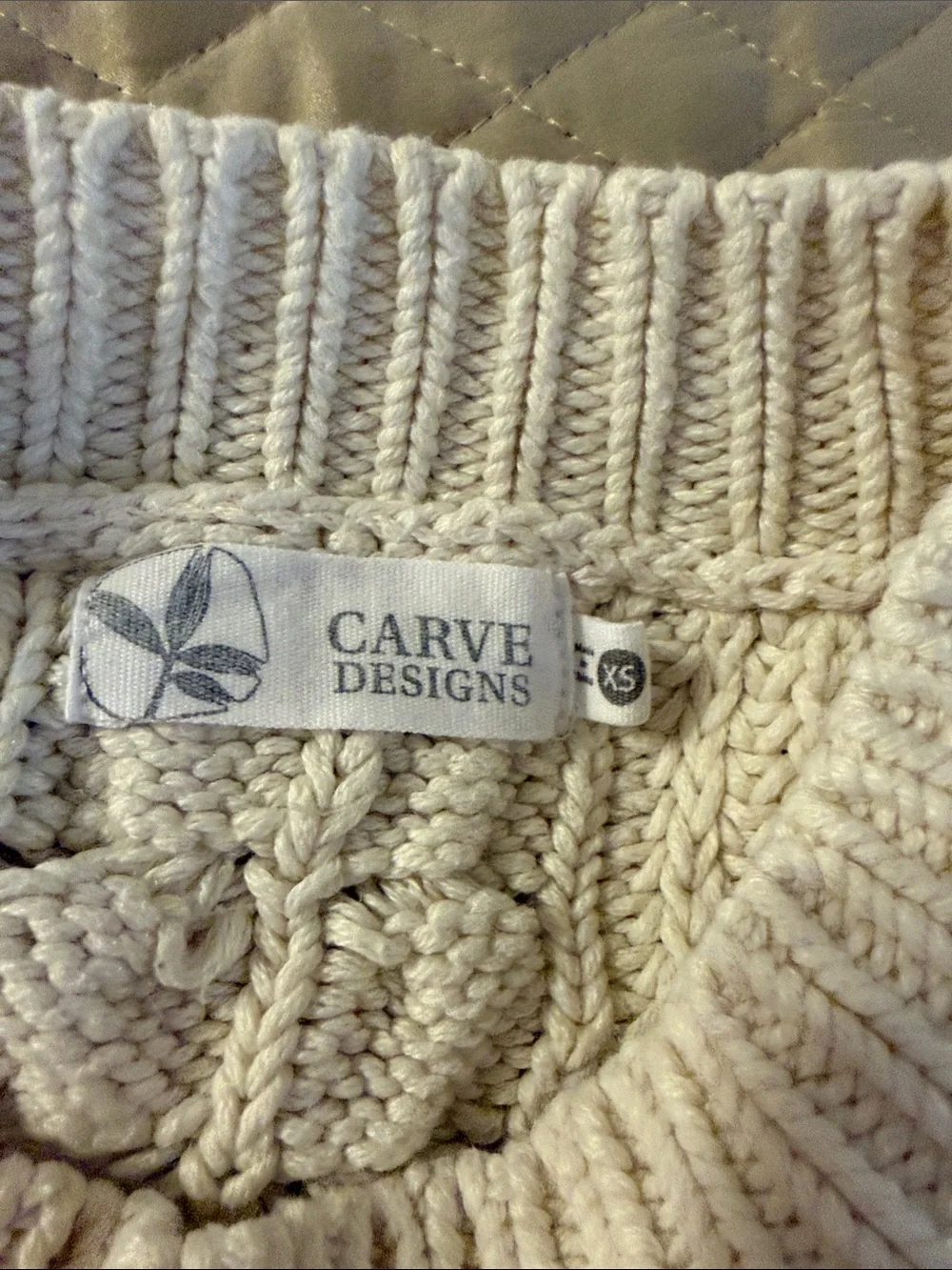 Carve Designs cable knit sweater